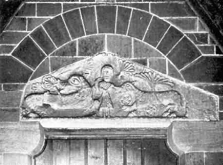Down St. Mary: Carving on Typanum of South Door