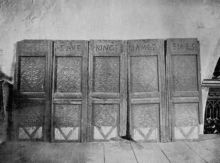 Hartland: Panels of Old Pulpit